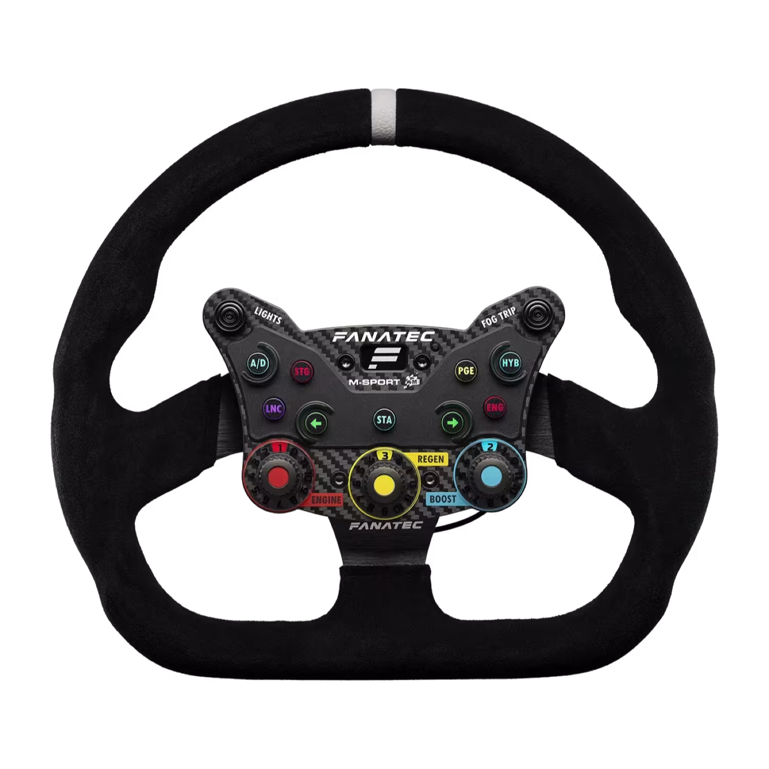 Fanatec Podium Button Module Rally with dshape alcantara rim